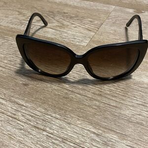 BVLGARI 8090 BROWN SLIGHT CAT EYE SUNGLASSES